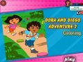                                                                     Dora and Diego Adventure Coloring 2 ﺔﺒﻌﻟ