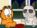                                                                     Garfield Meets Grumpy Cat ﺔﺒﻌﻟ
