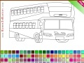                                                                     Double Decker Bus Coloring ﺔﺒﻌﻟ