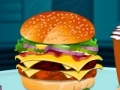                                                                     Double Cheese Burger Decoration ﺔﺒﻌﻟ