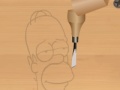                                                                     Wood carving Simpson ﺔﺒﻌﻟ