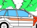                                                                    Kid's coloring: The car on the road ﺔﺒﻌﻟ