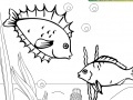                                                                     Kid's coloring: Little fishes ﺔﺒﻌﻟ