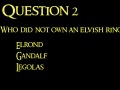                                                                     Lord of The Rings Quiz ﺔﺒﻌﻟ