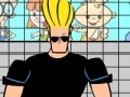                                                                     Johnny Bravo stands at the gate ﺔﺒﻌﻟ