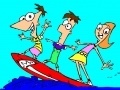                                                                     Phineas and Ferb: Online coloring ﺔﺒﻌﻟ