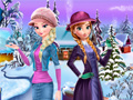                                                                     Elsa and Anna Winter Dress Up ﺔﺒﻌﻟ