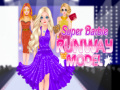                                                                     Super Barbie Runway Model ﺔﺒﻌﻟ