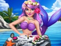                                                                     Princess Mermaid Makeup Style ﺔﺒﻌﻟ