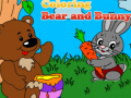                                                                     Coloring Bear and Bunny ﺔﺒﻌﻟ