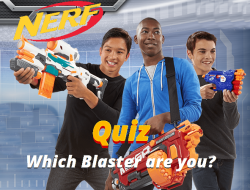 لعبة Nerf: ؟ﺖﻧﺃ ﺮﺒﻜﻣ ﻱﺃ ﺔﻘﺑﺎﺴﻣ  على الانترنت