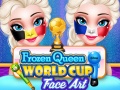                                                                     Frozen Queen World Cup Face Art ﺔﺒﻌﻟ