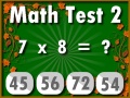                                                                     Math Test 2 ﺔﺒﻌﻟ