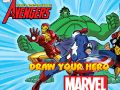                                                                     Marvel Draw Your Hero ﺔﺒﻌﻟ
