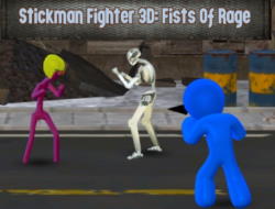 لعبة Stickman Fighter 3D: ﺐﻀﻐﻟﺍ ﺔﻀﺒﻗ على الانترنت