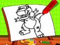                                                                     Easy Kids Coloring Dinosaur ﺔﺒﻌﻟ