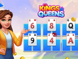 لعبة الملوك والملكات: Solitaire Tripeaks على الانترنت