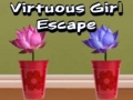                                                                     Virtuous Girl Escape ﺔﺒﻌﻟ