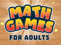                                                                     Math Games for Adults ﺔﺒﻌﻟ