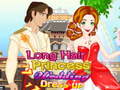                                                                     Long Hair Princess Wedding Dress up ﺔﺒﻌﻟ