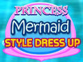                                                                     Princess Mermaid Style Dress Up ﺔﺒﻌﻟ