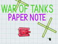                                                                     War Of Tanks Paper Note ﺔﺒﻌﻟ