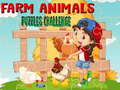                                                                     Farm Animals Puzzles Challenge ﺔﺒﻌﻟ