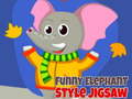                                                                     Funny Elephant Style Jigsaw ﺔﺒﻌﻟ