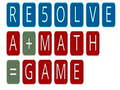                                                                     RESOLVE a math game ﺔﺒﻌﻟ