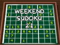                                                                     Weekend Sudoku 21 ﺔﺒﻌﻟ