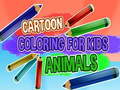                                                                     Cartoon Coloring Book for Kids Animals ﺔﺒﻌﻟ