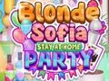                                                                     Blonde Sofia Stay at Home Party ﺔﺒﻌﻟ