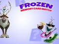                                                                     Frozen Memory Card Match ﺔﺒﻌﻟ