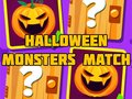                                                                     Halloween Monsters Match ﺔﺒﻌﻟ
