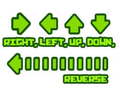                                                                     Right, left, up, down, reverse ﺔﺒﻌﻟ