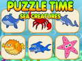                                                                     Puzzle Time Sea Creatures ﺔﺒﻌﻟ