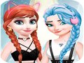                                                                     Elsa and Anna Dress Up Makeup  ﺔﺒﻌﻟ