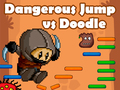                                                                     Dangerous Jump vs Doodle Jump ﺔﺒﻌﻟ