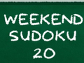                                                                     Weekend Sudoku 20 ﺔﺒﻌﻟ