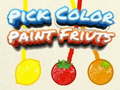                                                                     Pick Color Paint Fruits ﺔﺒﻌﻟ