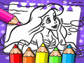                                                                     Ariel The Mermaid Coloring Book ﺔﺒﻌﻟ