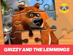 لعبة Grizzy ﻭ Lemmings Jigsaw Puzzle Planet  على الانترنت