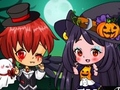                                                                     Halloween Chibi Couple ﺔﺒﻌﻟ