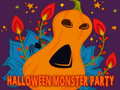                                                                     Halloween Monster Party Jigsaw ﺔﺒﻌﻟ