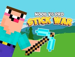 لعبة Noob vs Pro Stick War على الانترنت