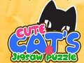                                                                     Cute Cats Jigsaw Puzzle ﺔﺒﻌﻟ