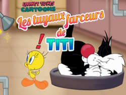 لعبة Les tuyaux farceurs de Titi ﺮﻴﺗﺎﻜﻳﺭﺎﻛ ﺰﻧﻮﺗ ﻲﻧﻮﻟ  على الانترنت.