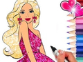                                                                     Coloring Book: Barbie ﺔﺒﻌﻟ