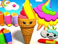                                                                     Coloring Book: Ice Cream ﺔﺒﻌﻟ