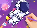                                                                     Coloring Book: Astronaut ﺔﺒﻌﻟ